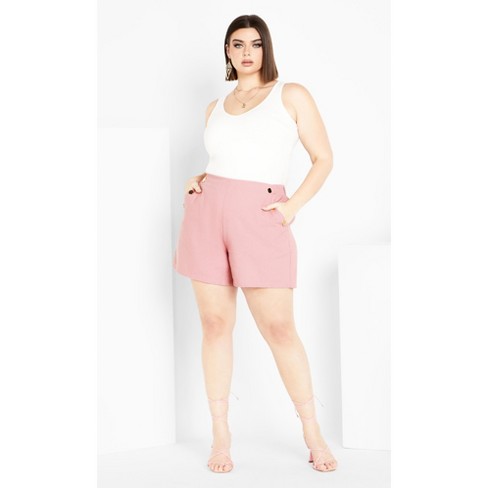 Target plus best sale size shorts