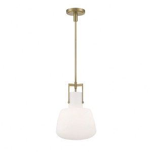 Norwell Lighting Izel 1 - Light Pendant in  Antique Brass - 1 of 1