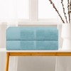 Unique Bargains Cotton Highly Absorbent Quick Drying Bath Towels for Bathroom 2 Packs - 3 of 4
