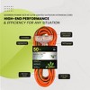 GoGreen Power (GG-15150) 14/3 50Õ SJTW 3-Outlet Heavy Duty Extension Cord, Lighted End, 50 Ft - 4 of 4