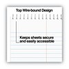 Universal Steno Pads Gregg Rule Red Cover 6" x 9" 80 Sheets - 3 of 4
