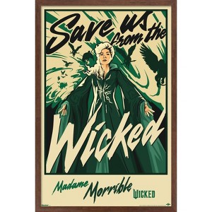 Trends International Wicked: For Good (2025) - Save Us From The Wicked Framed Wall Poster Prints - 1 of 4