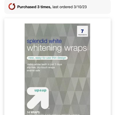 Target shop whitening strips