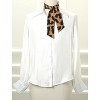 Allegra K Women's Long Neckscarf Fashion Leopard Print Skinny Scarf 88x5cm/35x2" 1 Pc - 2 of 4