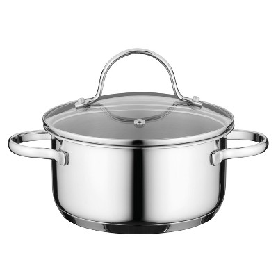 BergHOFF Comfort 6.25" 18/10 Covered Stockpot Stainless Steel, 1.7 Qt