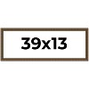 PosterPalooza | Panoramic Sculpted Gold Picture Frame - UV Acrylic, Foam Board Backing, Hanging Hardware - 2 of 4