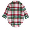 RuggedButts Baby Boys Long Sleeve Button Down Bodysuit - 2 of 2