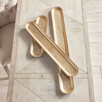 Plum & Post Blair Decorative Trays, Set Of 3
