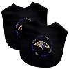 BabyFanatic Officially Licensed Unisex Baby Bibs 2 Pack - NFL Baltimore Ravens - 2 of 3