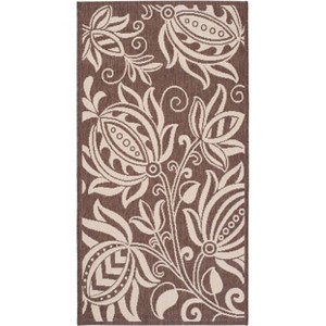 Courtyard CY2961 UV & Stain Resistant Non-Shedding Power Loomed Indoor/Outdoor Rugs - Safavieh - 1 of 4