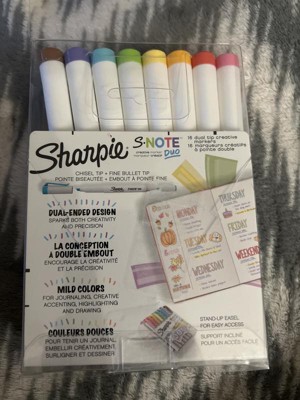 Sharpie S-note 8pk Dual Tip Creative Highlighters Assorted Colors : Target