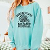 Sunday Plans: Eat. Sleep. Football - Women's Lightweight Garment Dyed Sweatshirt - 2 of 3