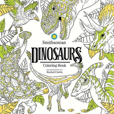 Dinosaurs: A Smithsonian Coloring Book - (Paperback)