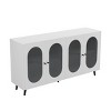 NicBex Modern Accent Sideboard Cabinet 60" Large Coffee Bar Cabinet Buffet Table with Acrylic Doors, Freestanding Storage for Kitchen - 2 of 4