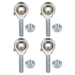 Unique Bargains Self-Lubricating Thread Steel Jam Nuts Rod End Bearings 4 Pcs - 1 of 4