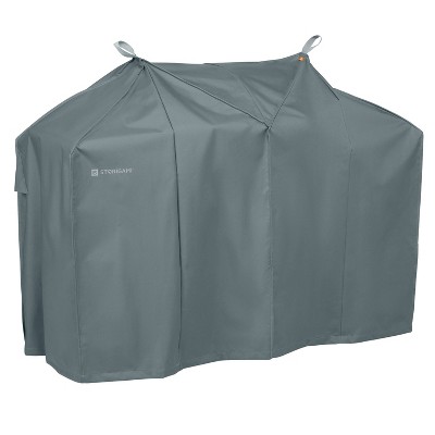 Storigami Easy Fold BBQ Grill Cover Monument Gray - Classic Accessories