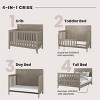 Child Craft Kieran 4-in-1 Convertible Crib, Converts to Day Bed, Toddler Bed and Full Size Bed, 3 Adjustable Mattress Positions, Baby Safe Finish - 3 of 4