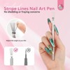 SAVILAND Pro 7-Pin Liner Brush - Ultra-Thin Stainless Steel w/Bendable Tips for Spider Gel & Salon Art. - 4 of 4