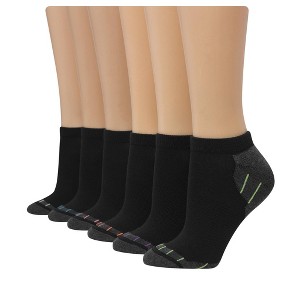 Hanes Comfort Fit Women's No-Show Socks, 6-Pairs - 1 of 4