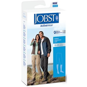 JOBST ActiveWear Knee-High Compression Socks - Moderate (15-20 mmHg) - X-Large - Black - 1 of 1
