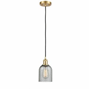 Caledonia - 1 Light Cord Hung Mini Pendant In Industrial Style-10 Inches Tall and 5 Inches Wide - 1 of 1
