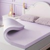 MAYEERTY 2 Inch Queen Mattress Topper - Premium Firm Memory Foam, Ventilated, Cooling Gel-Infused, High-Density for Comfort - 2 of 4