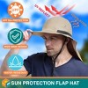 SUN CUBE Sun Hat for Men, Wide Brim Fishing Hat Neck Flap Cover Men, Women, Hiking, Camping, Sun Protection UV, Gardening - 3 of 4