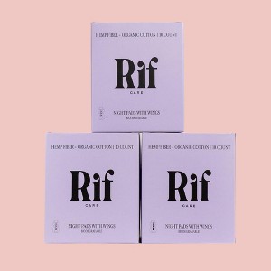 Rif Care Organic Night Pads with Wings- 30 count - 1 of 4