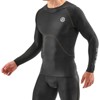 SERIES-3 MEN’S LONG SLEEVE TOP 400 BLACK/YELLOW - 3 of 4