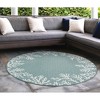 Liora Manne Carmel  Indoor/Outdoor Rug  Aqua.. - 3 of 4