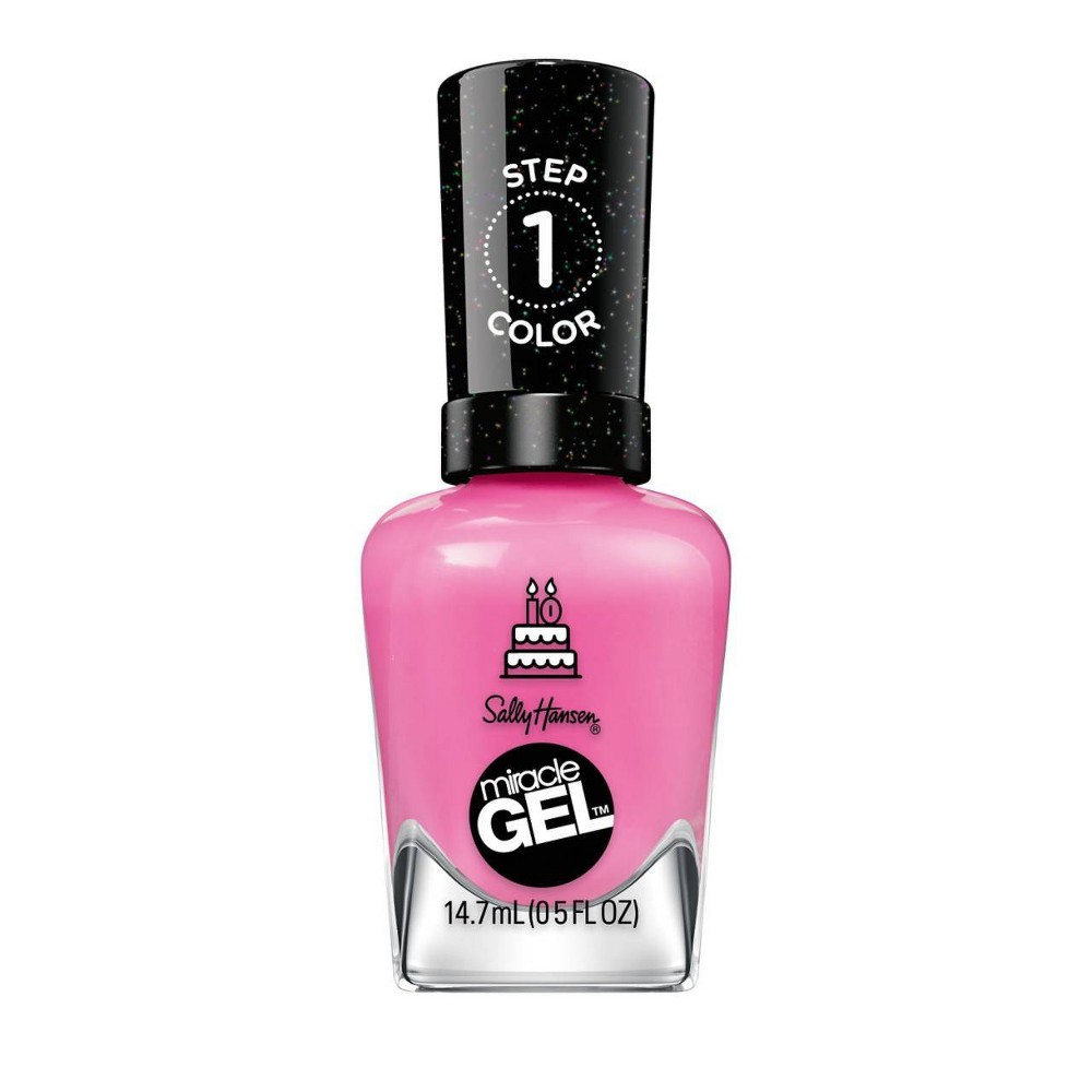 Sally Hansen Miracle Gel Nail Polish - One Gel of a Party Collection - 340 Party of Hue - 0.5 fl oz