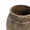 LuxenHome Rustic Ginger Root Brown Terracotta 13.6-Inch Tall Indoor and Outdoor Urn Vase - 4 of 4
