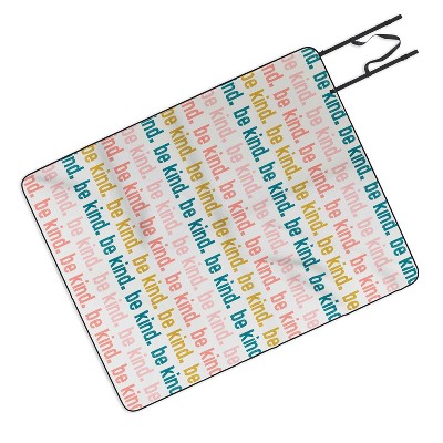 Little Arrow Design Co be kind I Picnic Blanket - Deny Designs