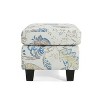 PAGED 24 Inch Ottoman with Storage, Modern Vanity Chair Footrest Ottoman with Wooden Legs, Entryway Bench for Living Room, Bedroom - 2 of 4