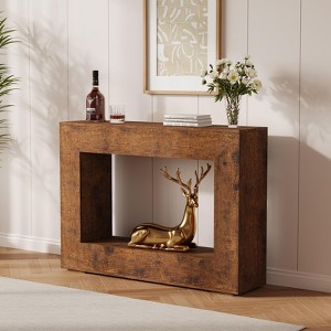 63" Console Table, Farmhouse Narrow Entryway Table , Long Sofa Table, Console Tables for Entryway - 1 of 4