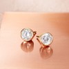 Ross-Simons 1.00 ct. t.w. Bezel-Set Diamond Stud Earrings in 14kt Yellow Gold - 4 of 4