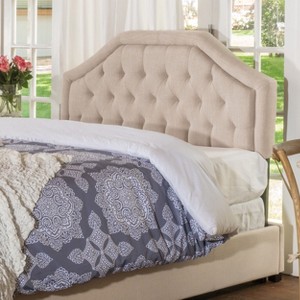 GDFStudio Angelica Contemporary Fabric Tufted King/Cal King Headboard - 1 of 4