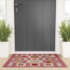 Megan Galante Pink Cottage Quilt Welcome Mat - society6 - 2 of 3