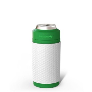 FrostBuddy Universal Buddy Insulated Can Cooler | Fits 12oz Cans, Slim Cans & Bottles | Stainless Steel Drink Holder - 1 of 4