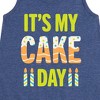 Girls' - Instant Message - Its My Cake Day Graphic Sleeveless Aline Dress - 2 of 4
