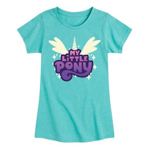 Girls' - My Little Pony - Wings Logo Fitted Short Sleeve Graphic T-Shirt - 1 of 4
