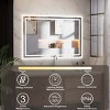 PAIHOME Backlit Bathroom Mirror with Anti-Fog - Dimmable Wall-Mounted Vanity Mirror with 3 Color Temperatures and Memory Function - 3 of 4