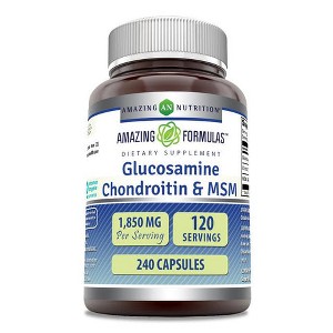 Amazing Formulas Glucosamine + Chondroitin + MSM 1850 Mg 240 Capsules - 1 of 1