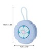 Unique Bargains Hangable Massage Hair Brush 4.33"x2.76"x1.38" Blue 1 Pc - 3 of 4