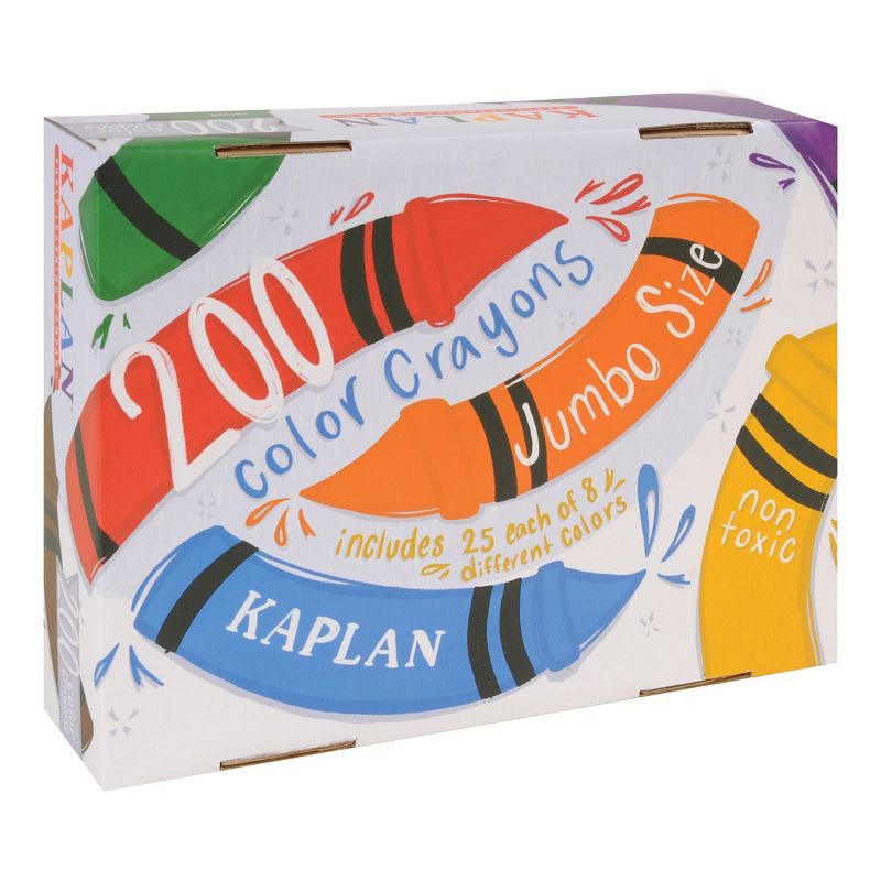 Kaplan Early Learning Jumbo Crayons Class Pack  - 200 Per Box, 1 of 4