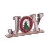 Transpac Wood 13.62 in. Multicolor Christmas Cottage Joy Mantle - 2 of 4
