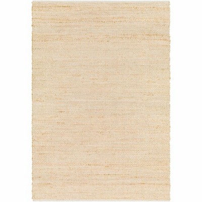 Mark & Day Oakfield 8'x10' Rectangle Woven Indoor Area Rugs Cream: Rustic Jute, Stain-Resistant, Pet Friendly, Handmade