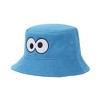 Sesame Street Cookie Monster Big Face Adult Blue Bucket Hat - 4 of 4