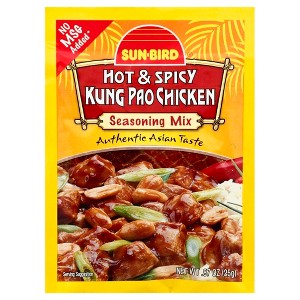 Sunbird Hot & Spicy Kung Pao Chicken Seasoning Mix - Case of 24 - 0.87 oz - 1 of 4
