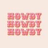 Morgan Elise Sevart Howdy Heavy Shower Curtain Pink - Deny Designs: 74" Polyester Microfiber, Machine Washable, Ring Top - image 3 of 3